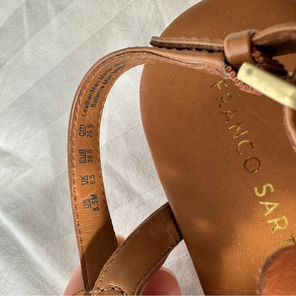 Franco sarto brown leather sandals - Picture 5 of 5